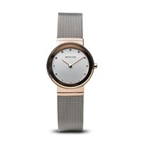Watch Bering Woman Classic Collection in Steel pink gold plated 10126-066 - 10126-066